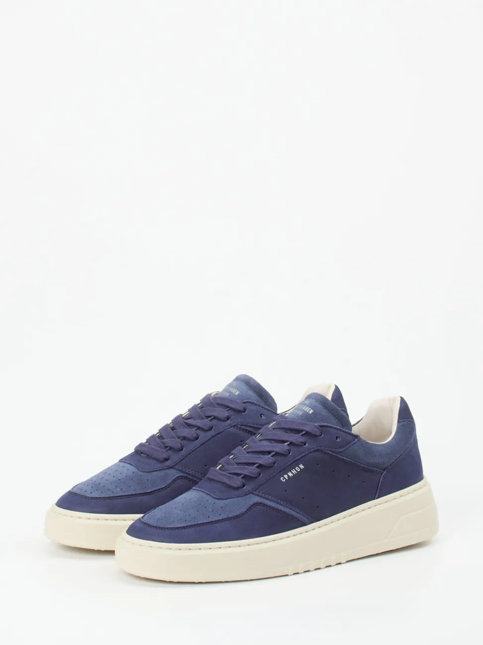 Copenhagen – Sneaker aus Kalbleder in Indigoblau