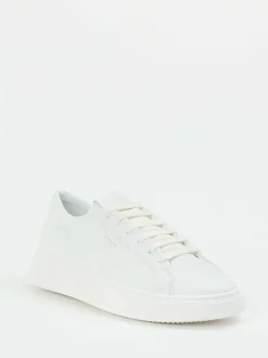 Copenhagen – Sneaker aus Kalbleder weiß glänzend