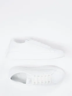 Copenhagen – Sneaker aus Kalbleder weiß glänzend