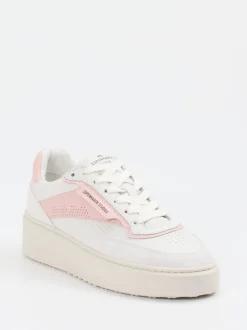 Copenhagen – Sneaker aus Kalbleder und Veloursleder Off-White