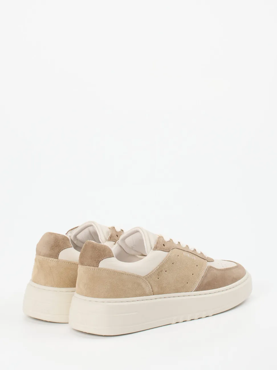 Copenhagen – Sneaker aus Kalbleder und Veloursleder beige