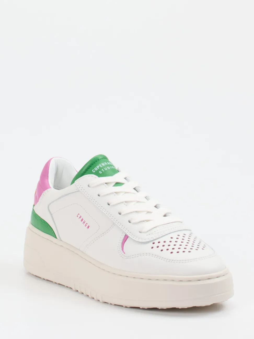 Copenhagen – Sneaker aus Kalbleder mit Color-Blocking
