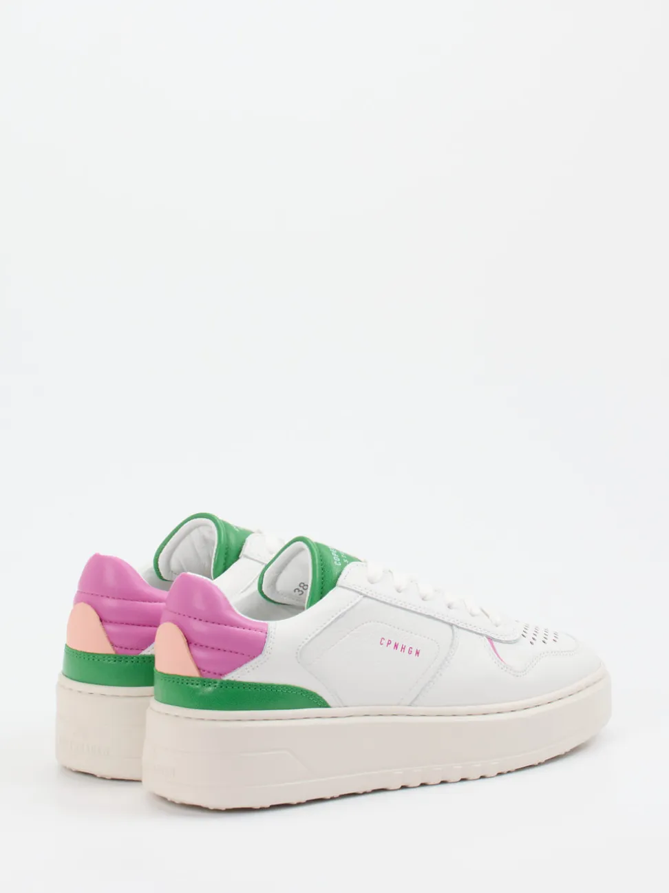 Copenhagen – Sneaker aus Kalbleder mit Color-Blocking