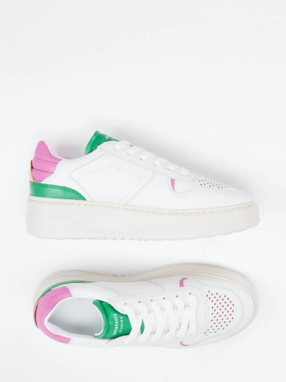 Copenhagen – Sneaker aus Kalbleder mit Color-Blocking