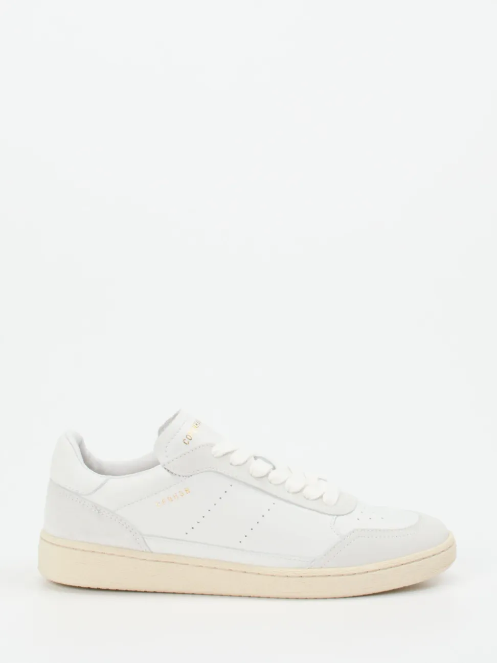 Copenhagen – Sneaker aus Kalbleder in Offwhite