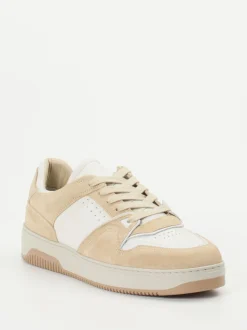Copenhagen – Sneaker aus Kalbleder und Veloursleder Beige