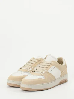 Copenhagen – Sneaker aus Kalbleder und Veloursleder Beige