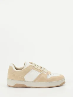 Copenhagen – Sneaker aus Kalbleder und Veloursleder Beige