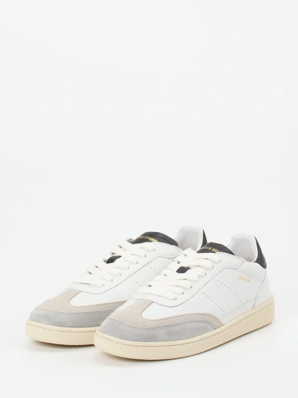 Copenhagen – Sneaker aus Kalbleder weiß-grau