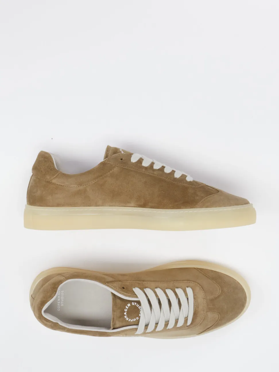 Copenhagen – Sneaker aus Veloursleder sandbraun