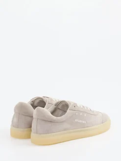Copenhagen – Sneaker aus Veloursleder sandbeige