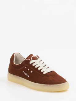 Copenhagen – Sneaker aus Veloursleder rostbraun