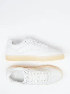 Copenhagen – Sneaker aus Veloursleder weiß