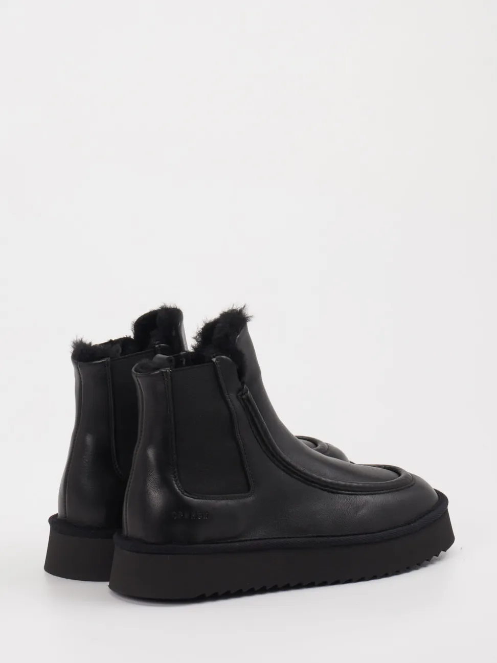 Copenhagen – Stiefeletten aus Leder in Schwarz