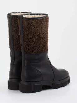 Copenhagen – Winterstiefel aus Glattleder Schwarz