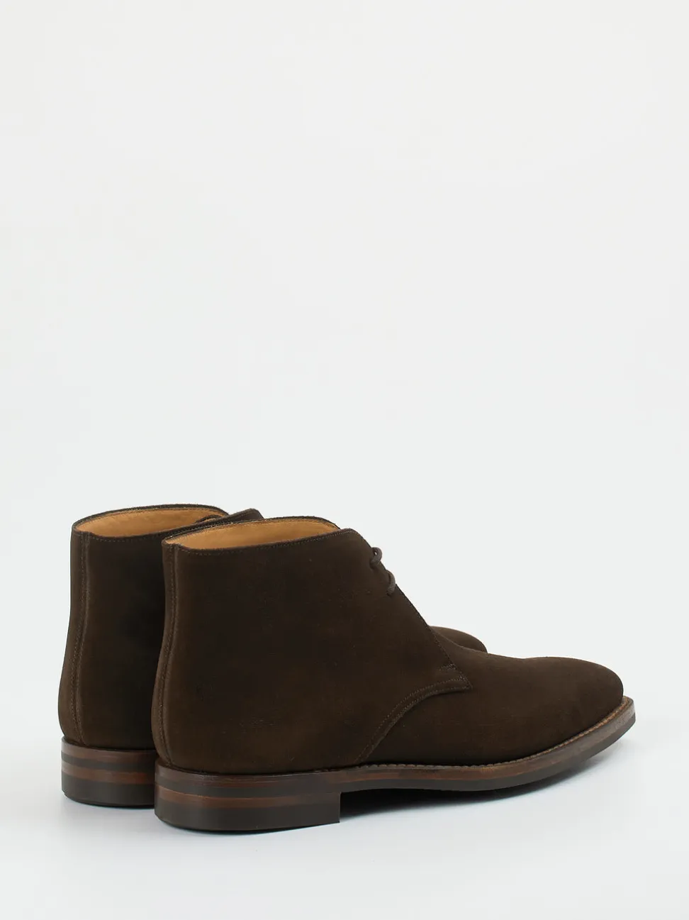 Crockett & Jones – Desert Boots aus Veloursleder Dunkelbraun