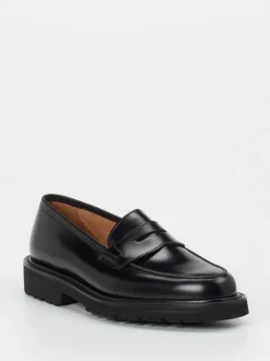 Crockett & Jones – Loafer aus Kalbleder schwarz