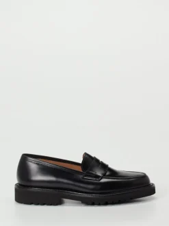 Crockett & Jones – Loafer aus Kalbleder schwarz