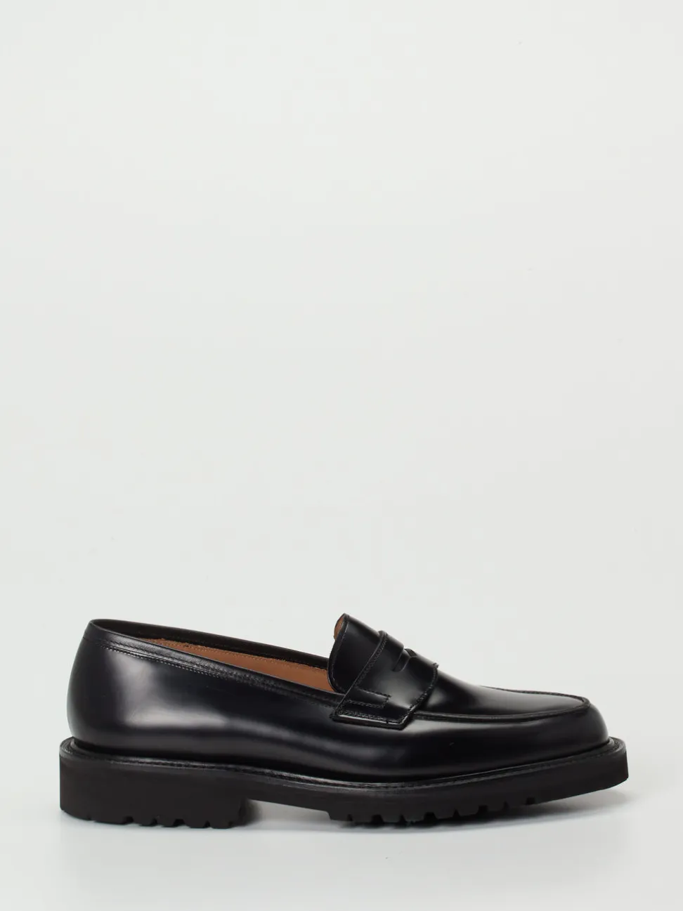 Crockett & Jones – Loafer aus Kalbleder schwarz