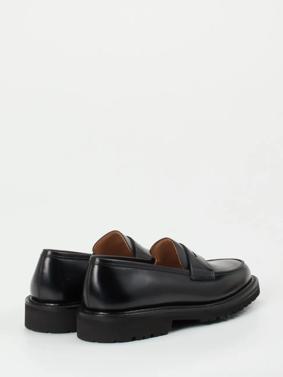Crockett & Jones – Loafer aus Kalbleder schwarz