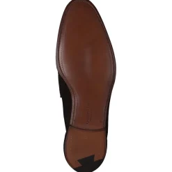 Crockett & Jones – Penny Loafer aus Veloursleder Dunkelbraun