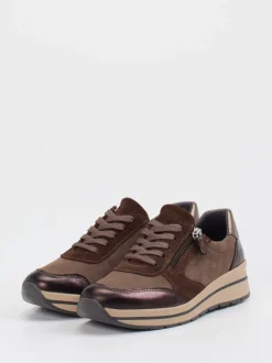 Cypres Soft – Komfort-Sneaker aus Nubukleder braun