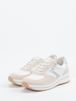 Cypres Soft – Komfort-Sneaker aus Leder in Beige