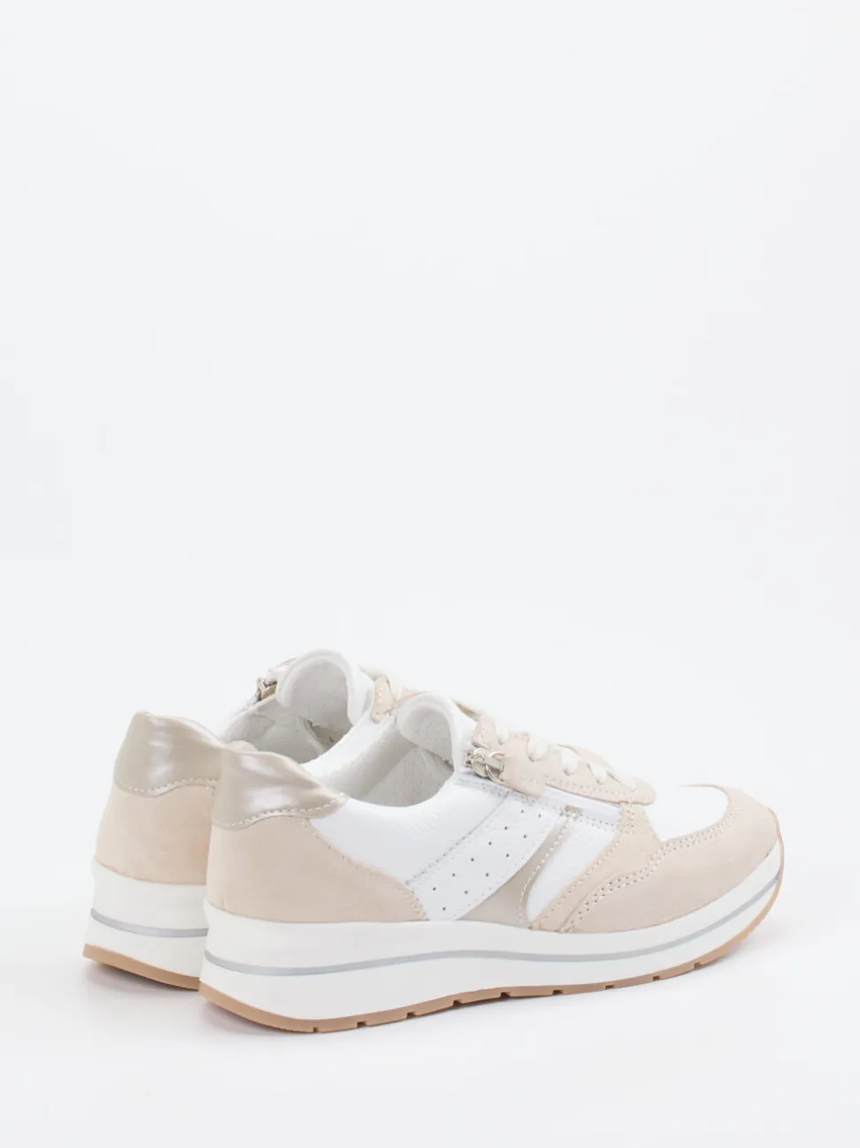 Cypres Soft – Komfort-Sneaker aus Leder in Beige