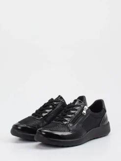 Cypres Soft – Komfort-Sneaker aus Stretchleder Schwarz