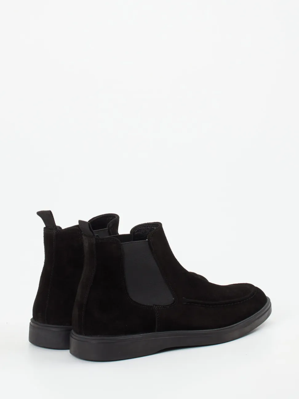 Daniel Kenneth – Chelsea Boots aus Veloursleder schwarz