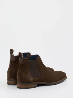 Daniel Kenneth – Chelsea Boots aus Veloursleder Braun