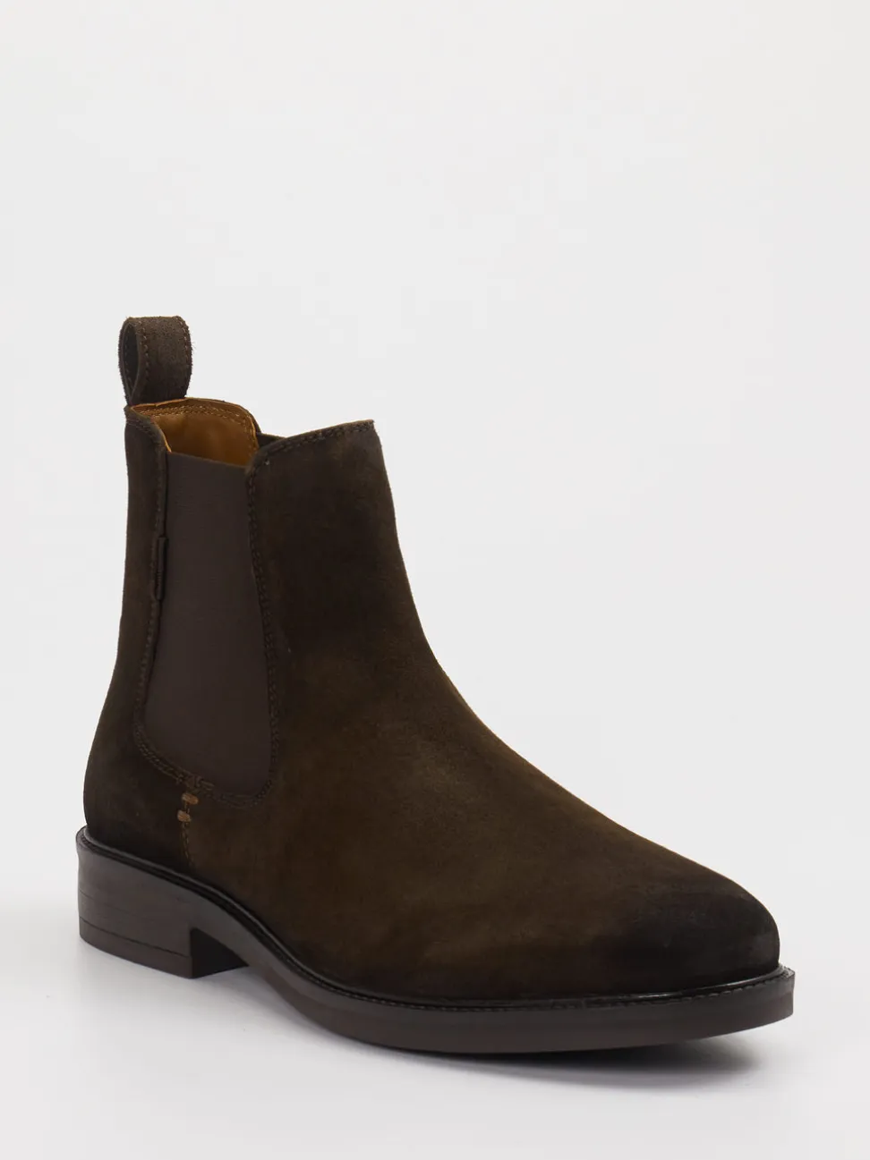 Daniel Kenneth – Chelsea Boots aus Veloursleder dunkelbraun