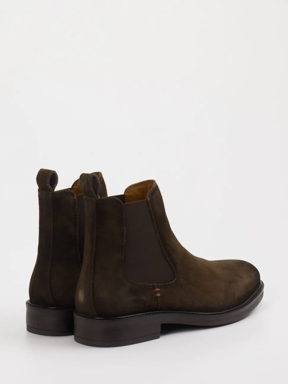 Daniel Kenneth – Chelsea Boots aus Veloursleder dunkelbraun