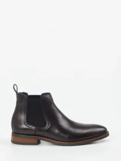 Daniel Kenneth – Chelsea Boots aus Fettleder Schwarz