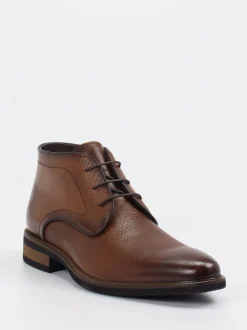 Daniel Kenneth – Desert Boot aus geprägtem Leder braun