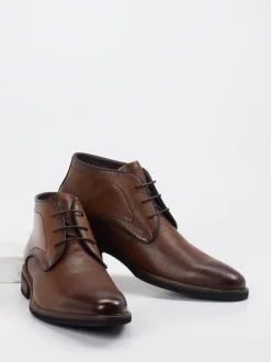 Daniel Kenneth – Desert Boot aus geprägtem Leder braun
