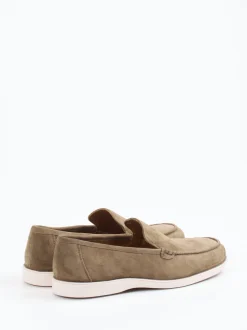 Daniel Kenneth – Loafer aus Veloursleder in Sandbeige
