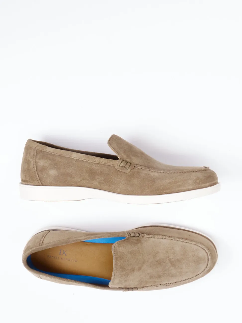 Daniel Kenneth – Loafer aus Veloursleder in Sandbeige