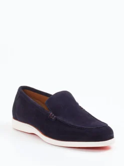 Daniel Kenneth – Loafer aus Veloursleder Dunkelblau