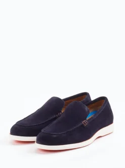 Daniel Kenneth – Loafer aus Veloursleder Dunkelblau