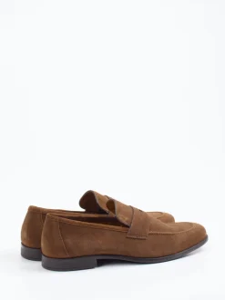 Daniel Kenneth – Loafer aus Veloursleder mittelbraun
