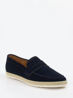 Daniel Kenneth – Loafer aus Veloursleder mit Jute