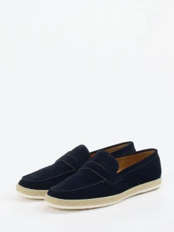 Daniel Kenneth – Loafer aus Veloursleder mit Jute