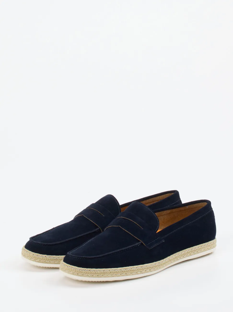 Daniel Kenneth – Loafer aus Veloursleder mit Jute