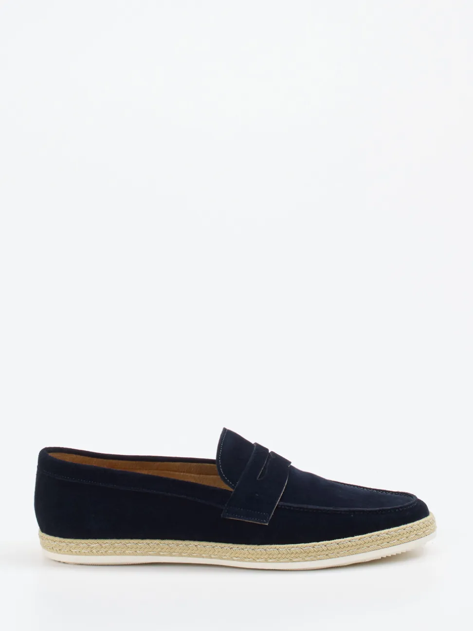 Daniel Kenneth – Loafer aus Veloursleder mit Jute