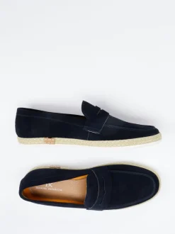 Daniel Kenneth – Loafer aus Veloursleder mit Jute
