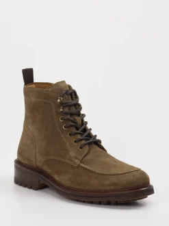 Daniel Kenneth – Schnürboots aus Veloursleder braun