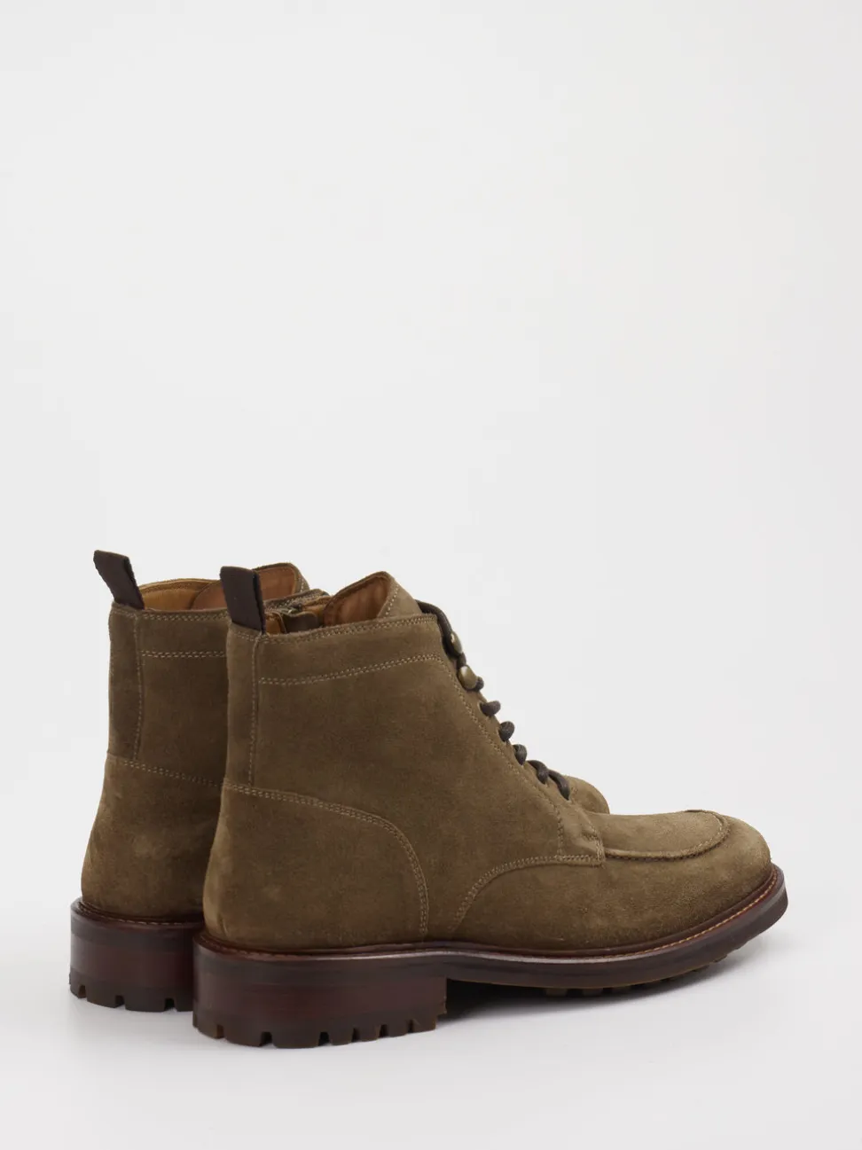Daniel Kenneth – Schnürboots aus Veloursleder braun