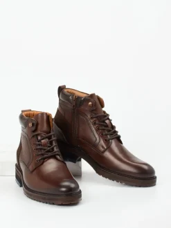 Daniel Kenneth – Schnürboots aus Kalbleder Dunkelbraun