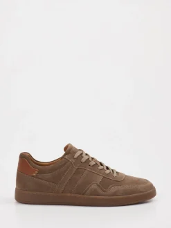 Daniel Kenneth – Sneaker aus Veloursleder in Taupe